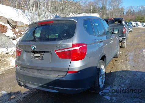 2013 BMW X3 xDrive28I from USA, damaged, VIN 5UXWX9C5XD0D02355